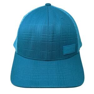 Cloverleaf Snapback Trucker Hat Blue OS Adjustable Mesh Back Get Your Hooey
